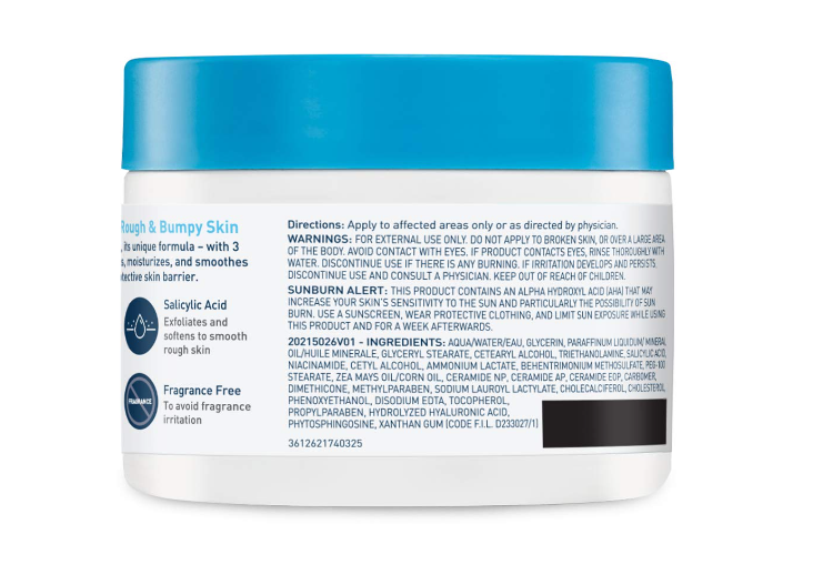 CeraVe crema renovadora SA de 12 onzas