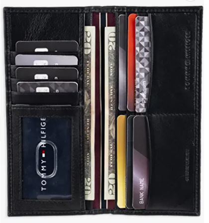 Tommy Hilfiger Cartera Secretaria de Cuero para Hombre