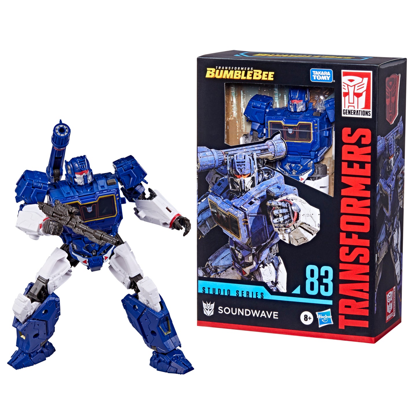 Transformers Studio Series 83 Voyager Transformers: Bumblebee Soundwave Figura de acción