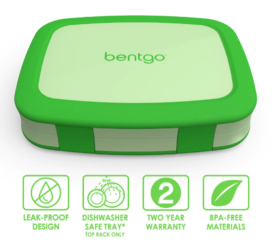 LONCHERA PARA NIÑOS BENTGO CON DISEÑO - 5 COMPARTIMIENTOS