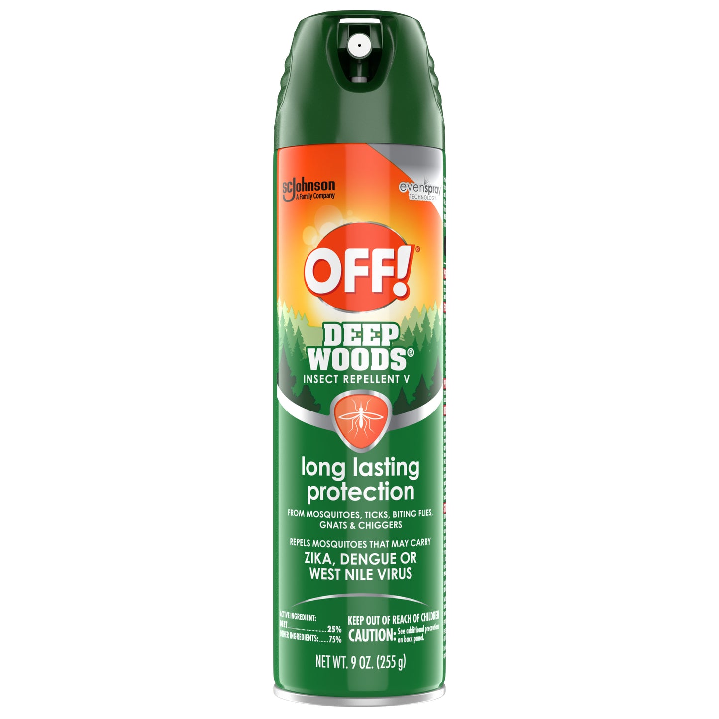 OFF! DEEP WOODS- REPELENTE DE INSECTOS- PROTECCION DURADEDA -ZIKA- DENGUE