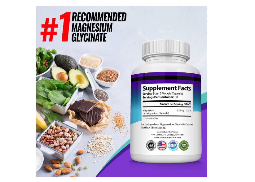 Toplux Magnesium Glycinate Complex 90 Cápsulas