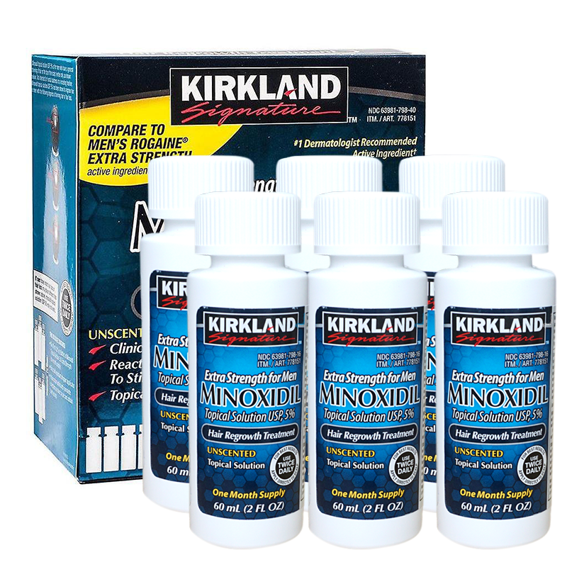 Minoxidil Topical Solution - Kirkland - 60 ml
