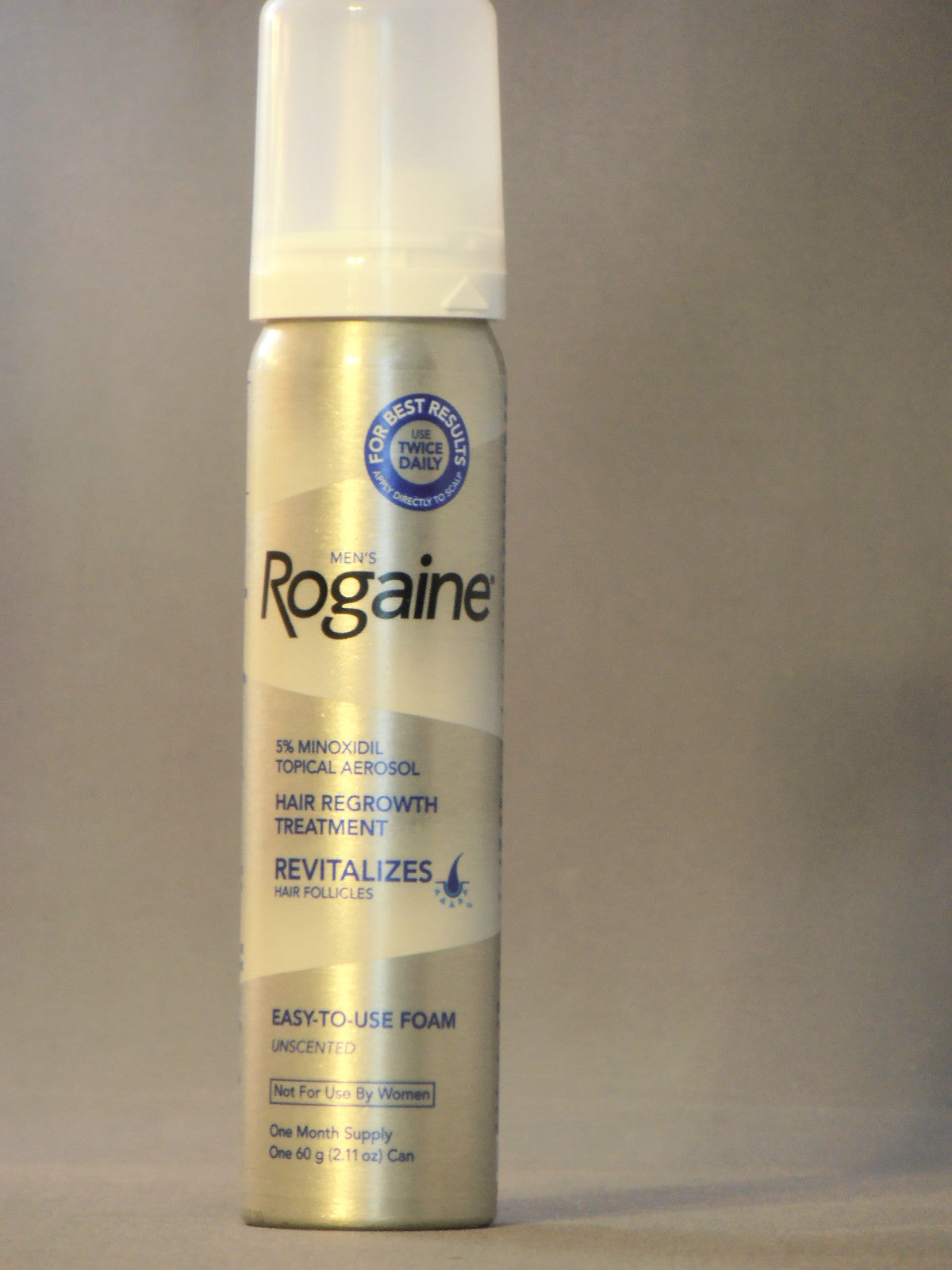 ROGAINE MEN ESPUMA - 60G - EVITA CAIDA DE CABELLO