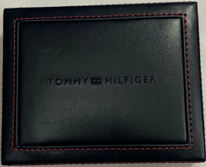Billetera De Cuero Para Hombre Tommy Hilfiger Negro Pascasse