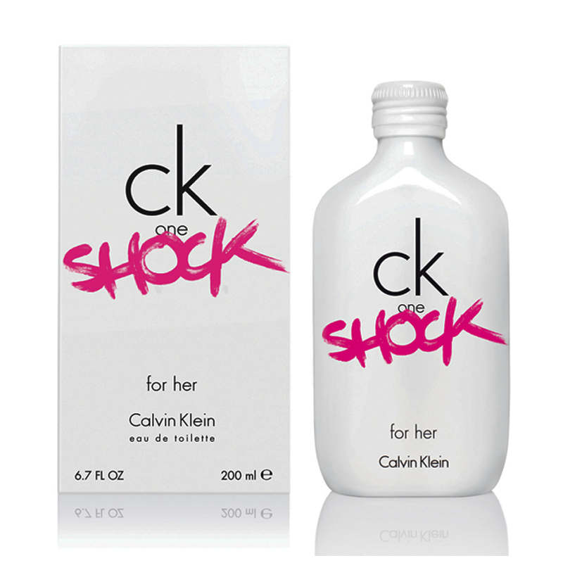 CK ONE SHOCK para mujer. EAU DE TOILETTE