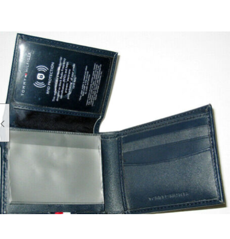 Billetera Tommy Hilfiger para hombre c/ marron RN129919
