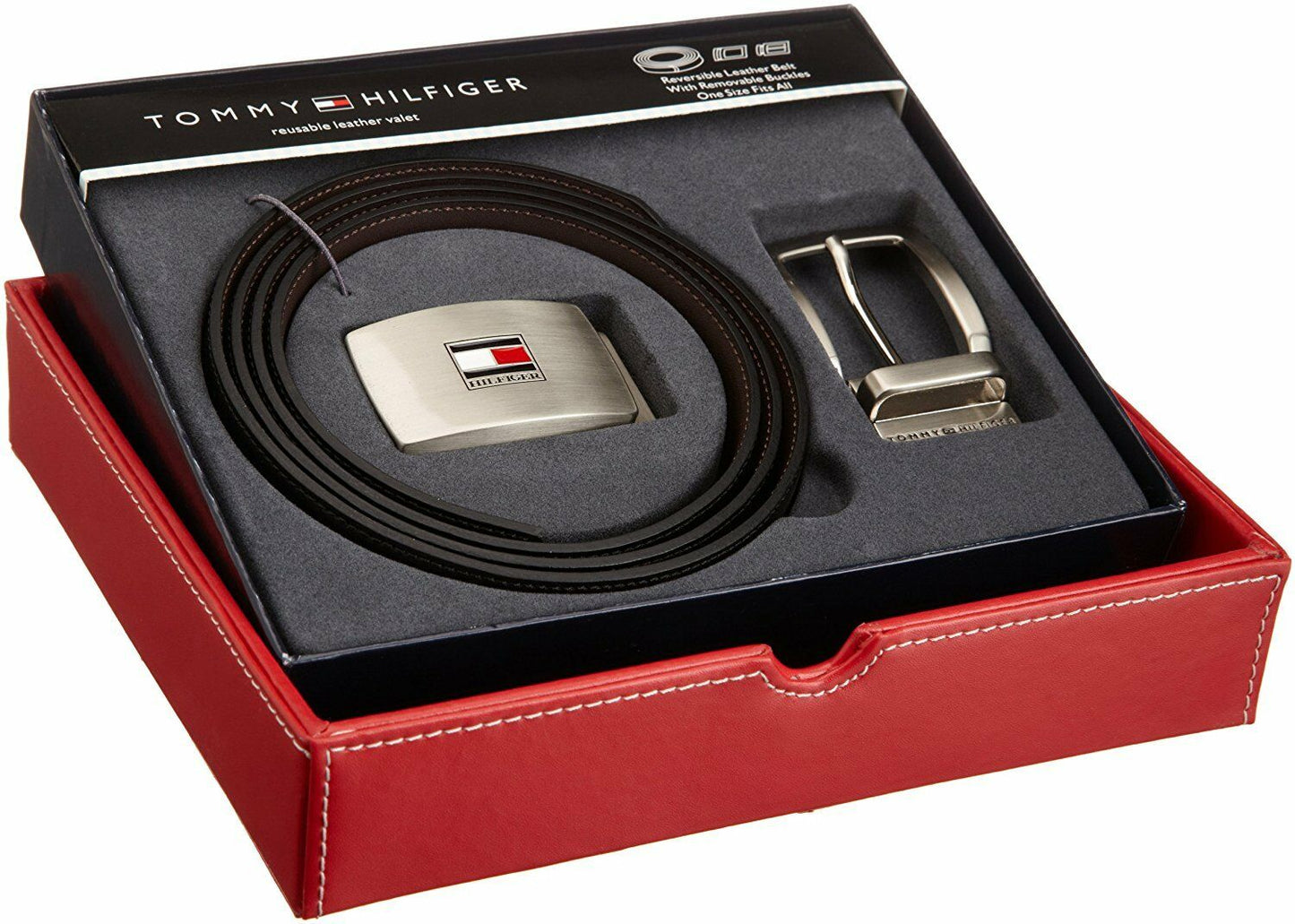 Correa Reversible de Doble Hebilla Tommy Hilfilger- Original