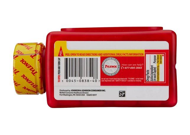 Tylenol 8 HR Arthritis 650 mg , 290 capsulas