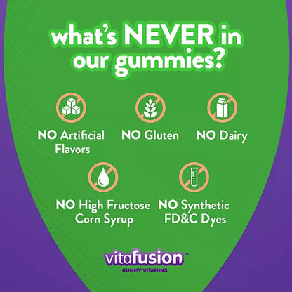 Vitafusion Extra Strength B12 Vitamin Gummies, 3000 mcg, Cherry 170 gomitas