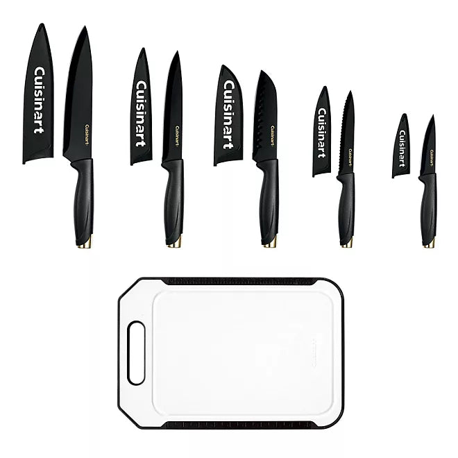 Cuisinart Advantage Juego de cuchillos de cerámica de 11 piezas con tabla de cortar