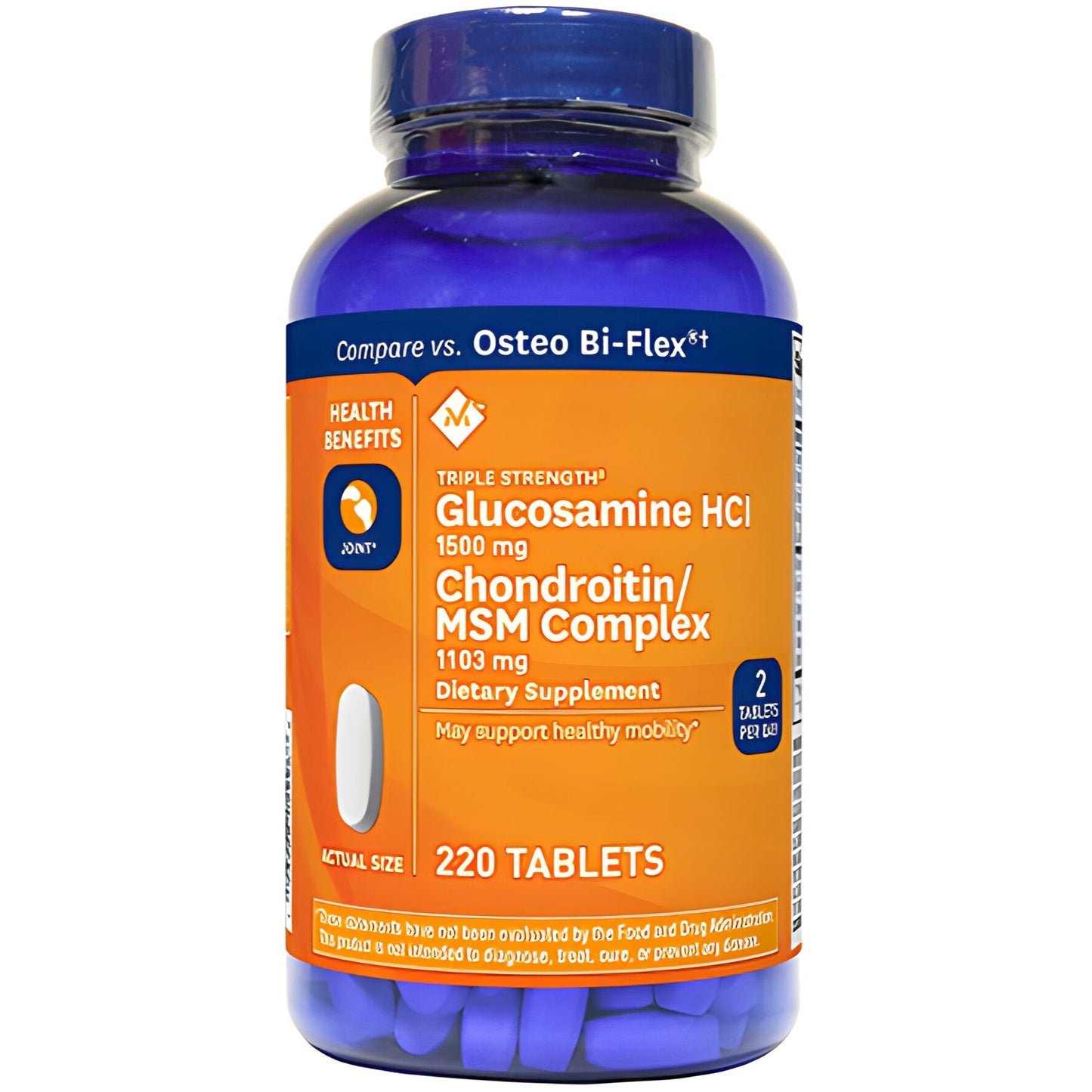 Glucosamina Chondroitin SMS 220 tabletas - MEMBER S MARK
