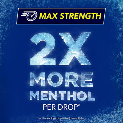 Vicks VapoCool Severe Max Strength Medicated Sore Throat Drops- 200 caramelos