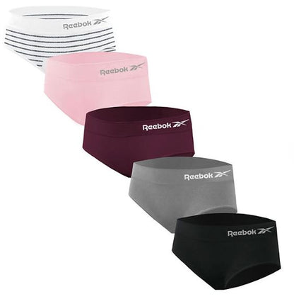 Pack de 5 hipsters sin costuras para mujer de Reebok