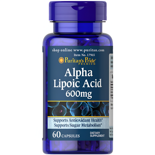 Alpha  Lipoic Acid Naturals Puritans Pride 600mg