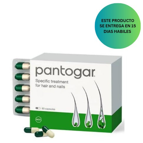 Pantogar Tratamiento Específico para Cabello y Uñas - 90 Capsulas