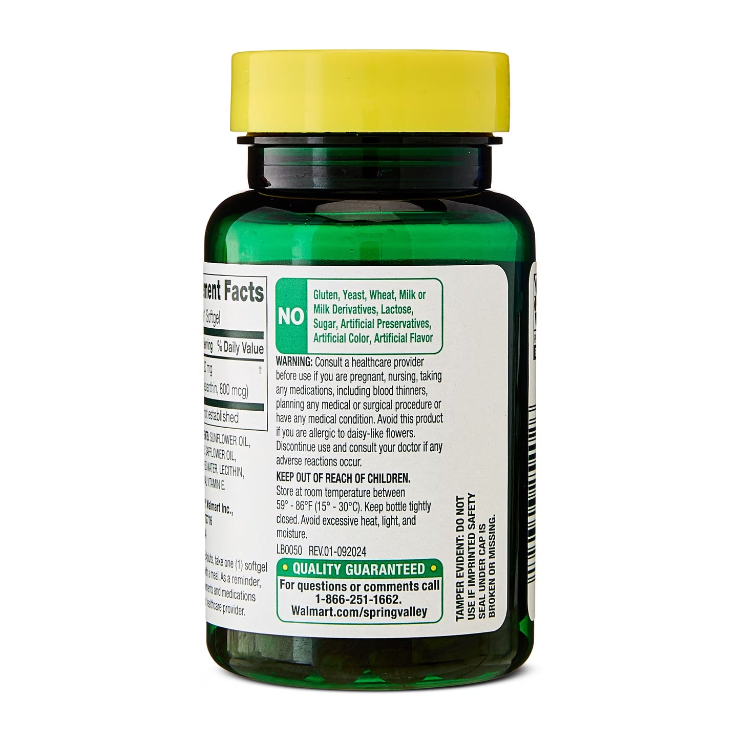 Spring valley - Lutein 20mg con zeaxanthin, 30 capsulas