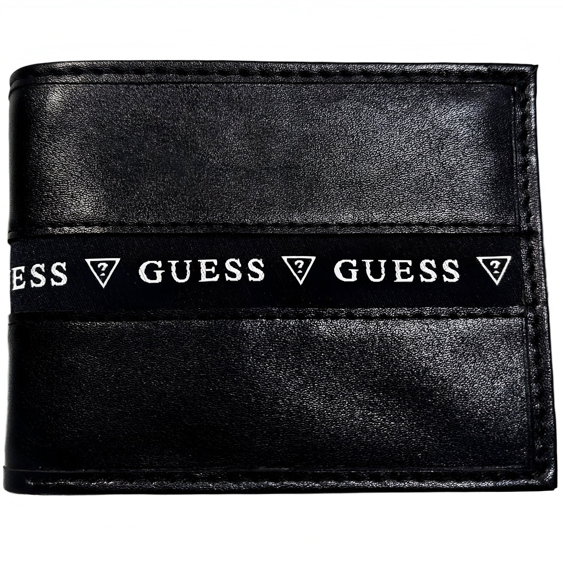 Billetera Guess para hombre, de cuerina y de color negro – Beauty