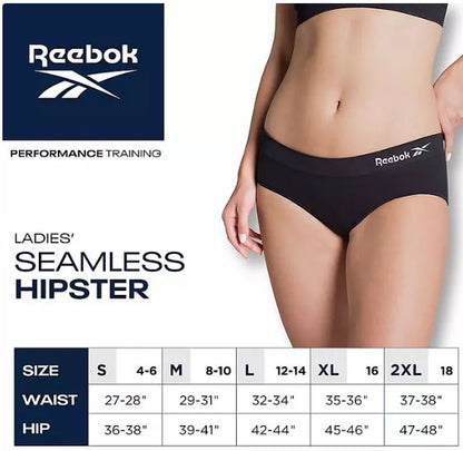 Pack de 5 hipsters sin costuras para mujer de Reebok