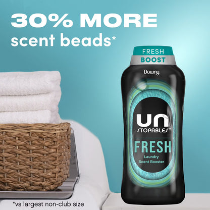 Downy Unstopables Aromatizador para el Lavado  In-Wash Scent Booster Beads, Fresh, 1.13 Kg.