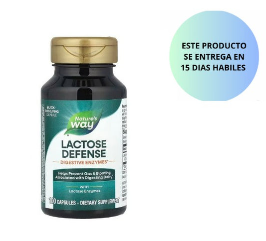Nature's Way, Lactose Defense, 100 cápsulas (230 mg por cápsula)