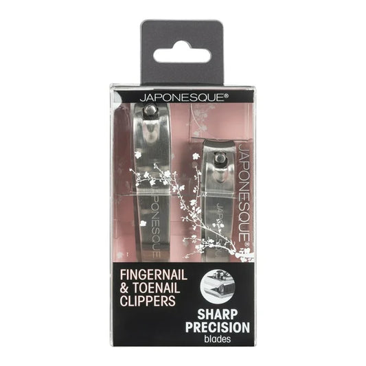 Japonesque Stainless Steel Sliver Fingernail & Toenail Clippers CORTA UÑAS PARA MANOS Y PIES