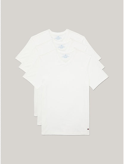 Tommy Hilfiger PACK 3 Polos clásicos - FIT SHORT SLEEVE CREWNECK - COTTON CLASSICS TALLA M