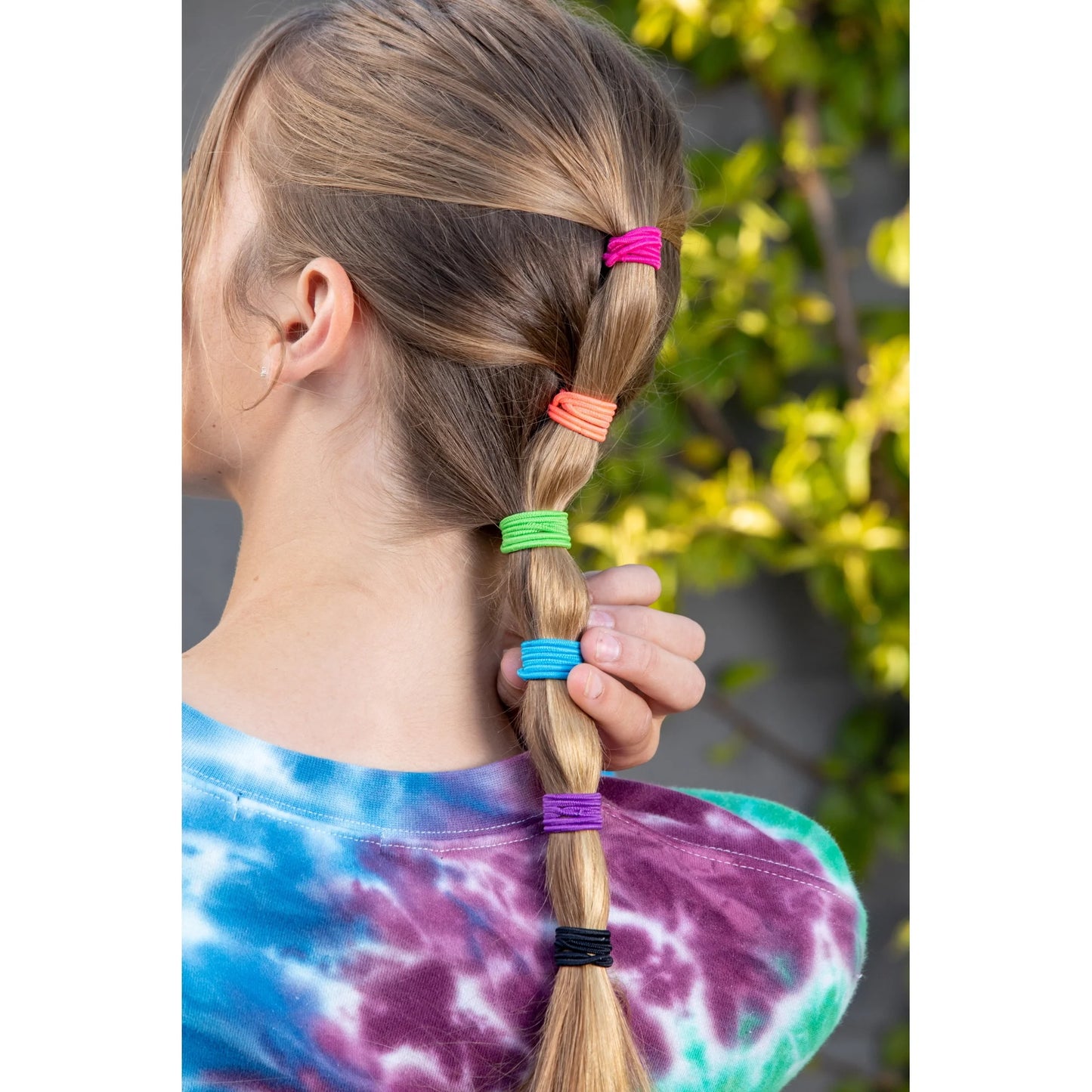 Gomas elásticas para coleta Scunci , multicolor, paquete de 30 unidades