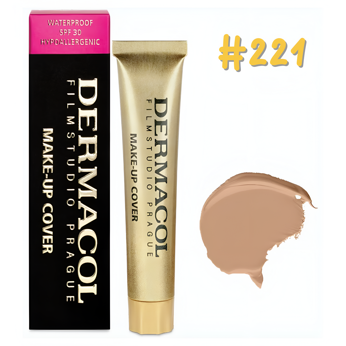 Dermacol - Make Up Cover - Base Para Rostro y Cuerpo - 30 ml