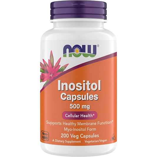 Now Inositol 500 mg en cápsulas