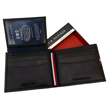 Billetera Tommy Hilfiger color marrón oscuro