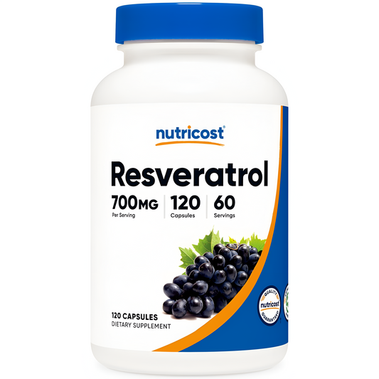 Nutricost Resveratrol 700 mg - 120 Cápsulas