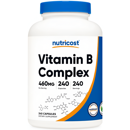 Nutricost vitamina B complex 460mg , 240 capsulas