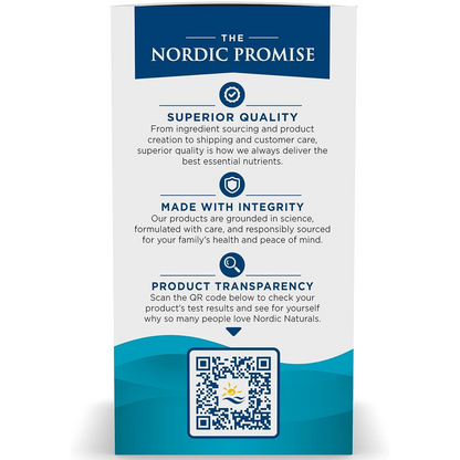 Nordic Naturals Ultimate Omega, sabor a limón, 1280 mg de Omega-3, suplemento de aceite de pescado Omega-3 de alta potencia con EPA y DHA, sin OMG - CAPSULAS EN GEL