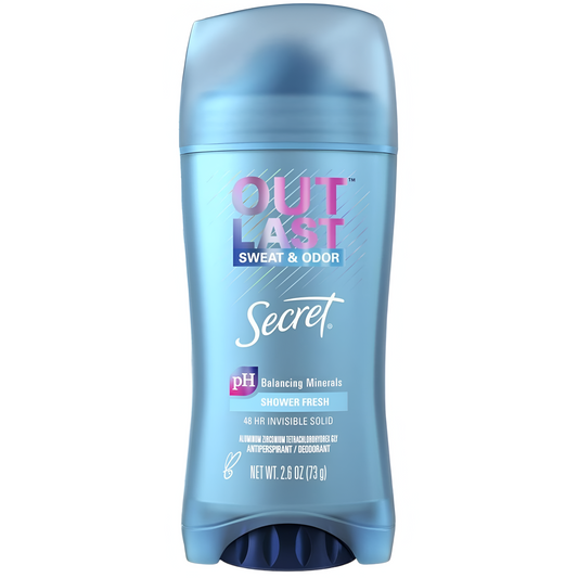 Secret Outlast Clear Gel Deodorant, Shower Fresh (2.6 oz) 73gr