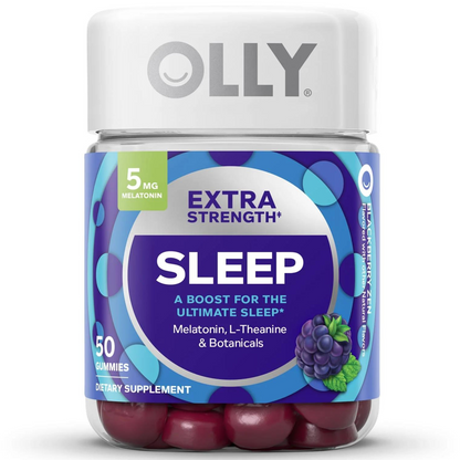 Olly Extra Strength Sleep Gummy! en gomitas sabor Mora