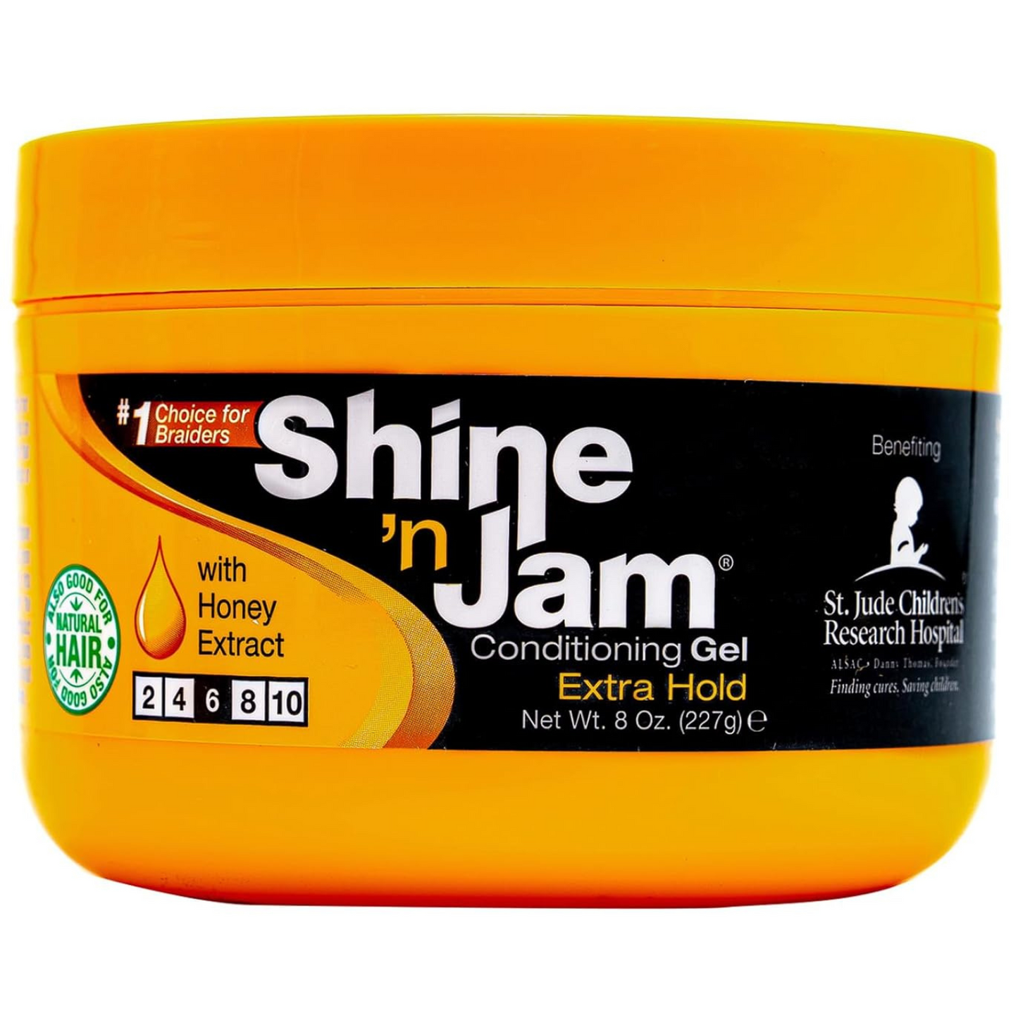 Ampro Shine N Jam Extra Hold Conditioning Styling & Gel para trenzas