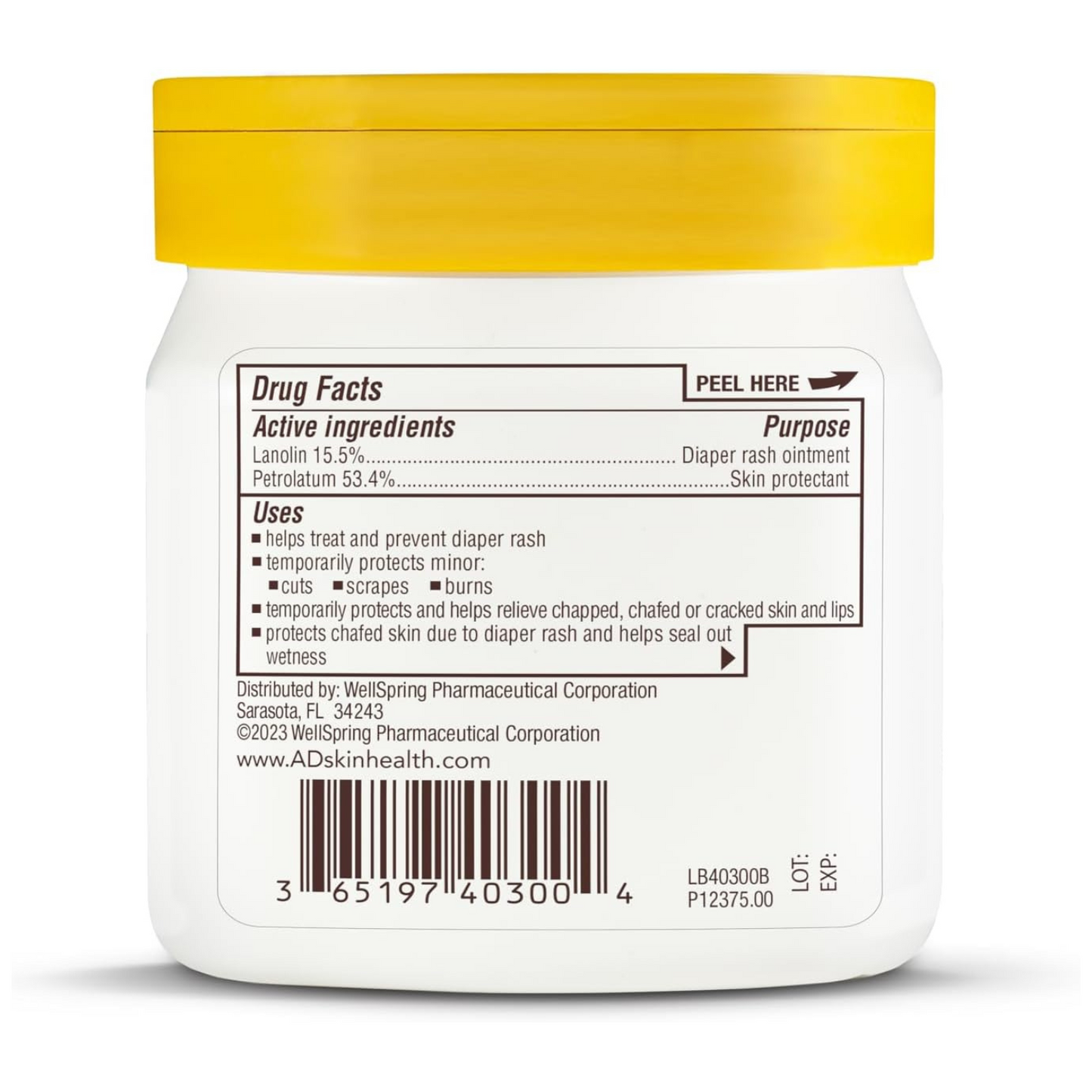 A+D Original Crema  para la dermatitis del pañal, humectante  para la piel del bebe.