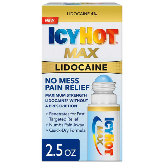 Icy Hot Max  Lidocaina  alivia  el dolor  - 73ml
