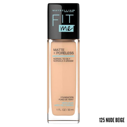 Base Liquida Fit Me Matte + Poreless - Maybelline