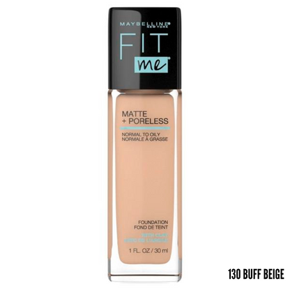 Base Liquida Fit Me Matte + Poreless - Maybelline