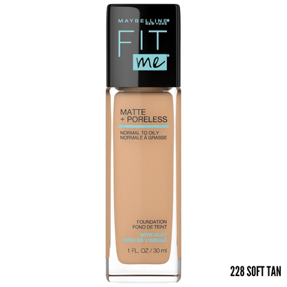 Base Liquida Fit Me Matte + Poreless - Maybelline