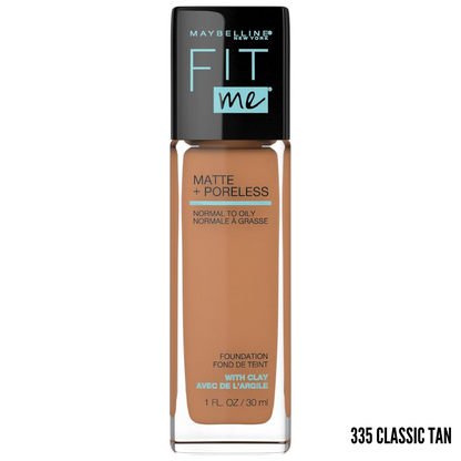 Base Liquida Fit Me Matte + Poreless - Maybelline