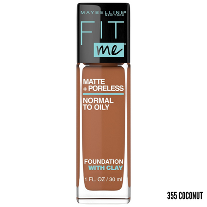 Base Liquida Fit Me Matte + Poreless - Maybelline