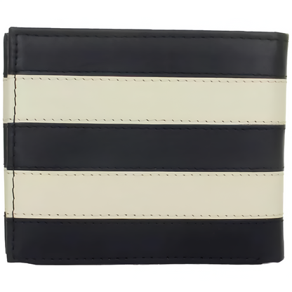 Billetera Tommy Hilfiger Para Hombre de Cuero blanco y negro