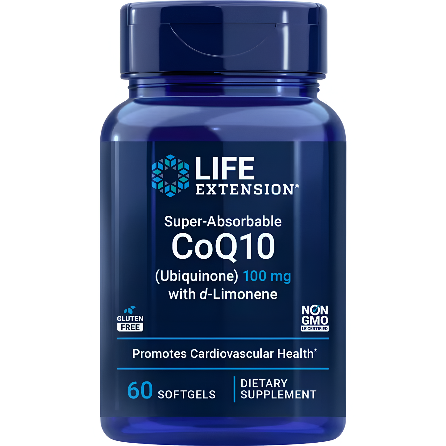 Life Extension Super Ubiquinol CoQ10 with d-Limonene Support 60  Capsulas