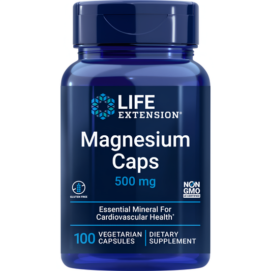 Magnesium caps 500mg  Life Extension , 100 capsulas