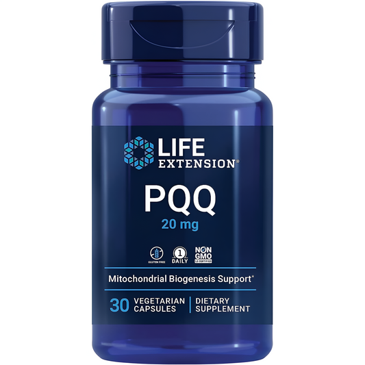 Life Extension PQQ (Pirroloquinolina Quinona) 20 mg. NO OMG, 30 Cápsulas
