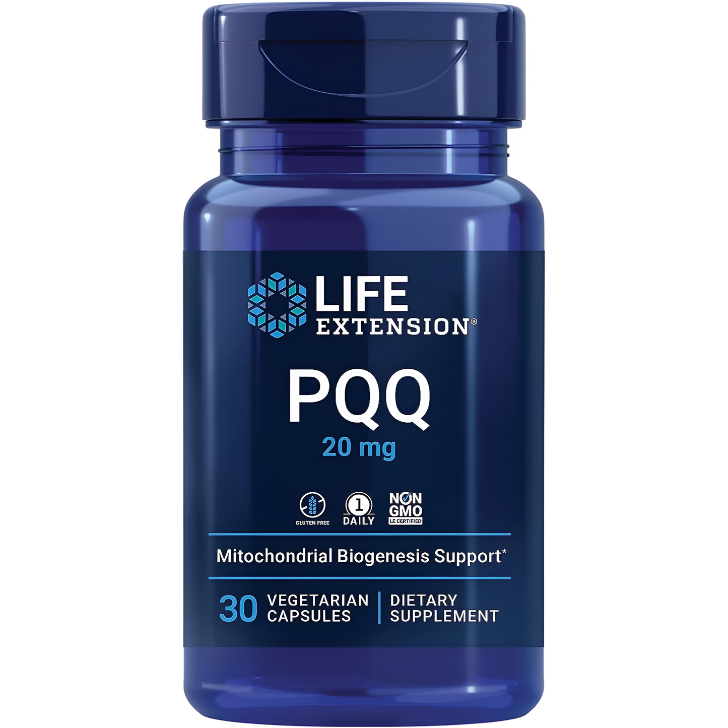 Life Extension PQQ (Pirroloquinolina Quinona) 20 mg. NO OMG, 30 Cápsulas