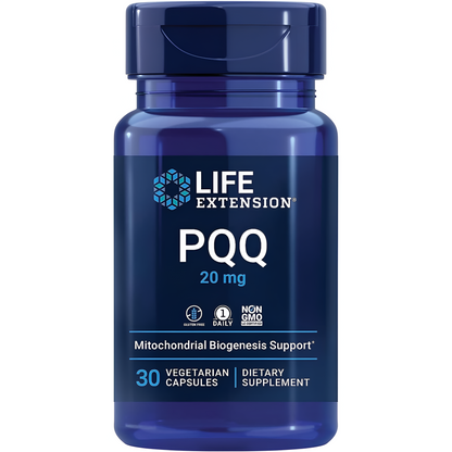 Life Extension PQQ (Pirroloquinolina Quinona) 20 mg. NO OMG, 30 Cápsulas